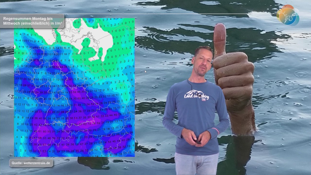 Mehr über den Artikel erfahren Aktuelle Wettervorhersage für 15. Juni 2020: Dauerregen lässt nach. Nächster großer Regen: Mittwoch.