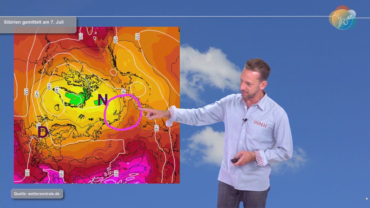 Mehr über den Artikel erfahren Die aktuelle Wettervorhersage für den 23. Juni: Hitze in Sibirien, tadelloses Sommerwetter bei uns.